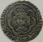 HENRY VII 1495 -1498 HENRY VII HALFGROAT. FACING BUST ISSUE. TYPE IIIC. NO STOPS. CANTERBURY. MM TUN VF
