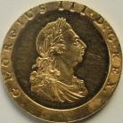 PENNIES 1797  GEORGE III PROOF IN GILT COPPER BMC 1108A EXTREMELY RARE NUNC