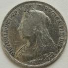 SHILLINGS 1894  VICTORIA SCARCE NVF