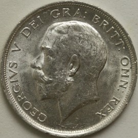 HALF CROWNS 1917  GEORGE V  BU