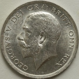 HALF CROWNS 1918  GEORGE V  BU