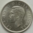 HALF CROWNS 1938  GEORGE VI SCARCE BU