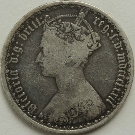 FLORINS 1872  VICTORIA DIE NUMBER 40 GF