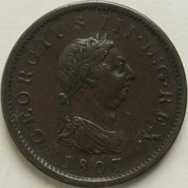 PENNIES 1807  GEORGE III  VF