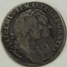 SIXPENCES 1693  WILLIAM & MARY VERY SCARCE F