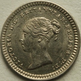 SILVER THREEHALFPENCE 1841  VICTORIA VERY SCARCE BU