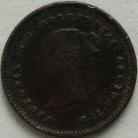 QUARTER FARTHINGS 1853  VICTORIA SCARCE GF