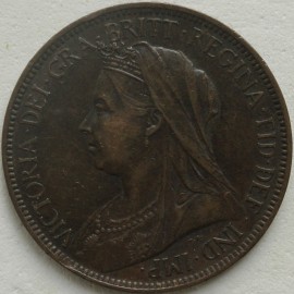 HALFPENCE 1899  VICTORIA  GVF