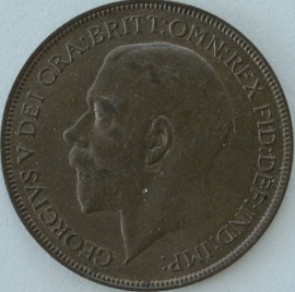 PENNIES 1922  GEORGE V SCARCE UNC T.