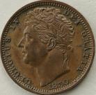 HALF FARTHINGS 1830  GEORGE IV NEF