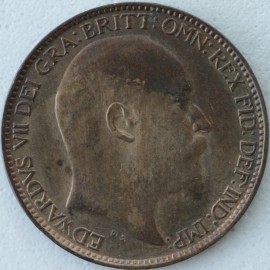 FARTHINGS 1903  EDWARD VII BRIGHT FINISH SCARCE UNC LUS