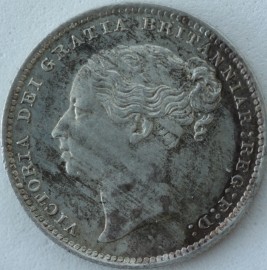 SHILLINGS 1887  VICTORIA YOUNG HEAD. VERY SCARCE UNC T