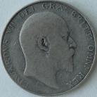 HALF CROWNS 1903  EDWARD VII RARE F