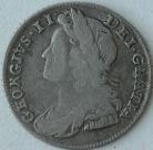 SIXPENCES 1739  GEORGE II ROSES GF