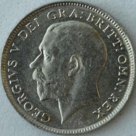 SIXPENCES 1921  GEORGE V  BU