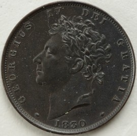 FARTHINGS 1830  GEORGE IV  GEF