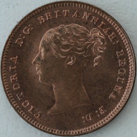 HALF FARTHINGS 1839  VICTORIA RARE IN THIS GRADE BU