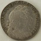 HALF CROWNS 1693  WILLIAM & MARY 2ND BUST. QUINTO NVF