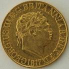 SOVEREIGNS 1817  GEORGE III GEORGE III NEF