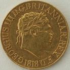 SOVEREIGNS 1818  GEORGE III GEORGE III. RARE NEF