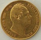 SOVEREIGNS 1835  WILLIAM IV WILLIAM IV. SCARCE NEF/EF