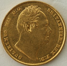 SOVEREIGNS 1837  WILLIAM IV WILLIAM IV GVF/NEF