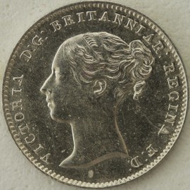 THREEPENCES SILVER 1838  VICTORIA SCARCE UNC LUS