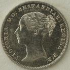 THREEPENCES SILVER 1839  VICTORIA RARE NUNC LUS