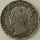 THREEPENCES SILVER 1841  VICTORIA RARE GEF