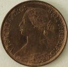 FARTHINGS 1868  VICTORIA  UNC T