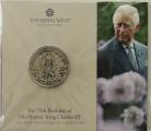 FIVE POUNDS 2024  CHARLES III 75TH BIRTHDAY KING CHARLES PACK BU