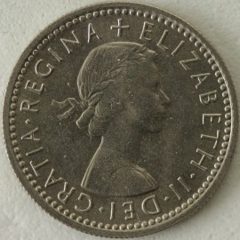 SIXPENCES 1962  ELIZABETH II  BU