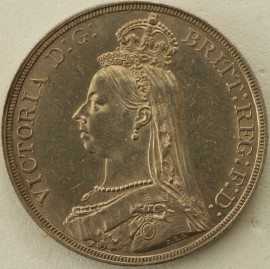 CROWNS 1887  VICTORIA  GEF