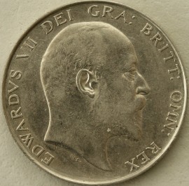 HALF CROWNS 1902  EDWARD VII  GEF