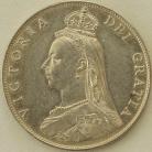 FLORINS 1887  VICTORIA JUBILEE HEAD GEF