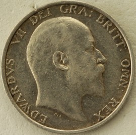 SHILLINGS 1907  EDWARD VII  GVF