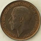 HALFPENCE 1923  GEORGE V GEF.T.