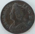 HALFPENCE 1739  GEORGE II GVF