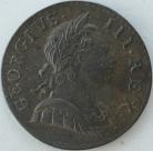 HALFPENCE 1771  GEORGE III GEF