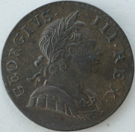 HALFPENCE 1771  GEORGE III  GEF