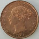 Halfpence 1841  VICTORIA  FULL LUS