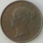 HALFPENCE 1841  VICTORIA GEF