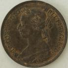 HALFPENCE 1887  VICTORIA GEF