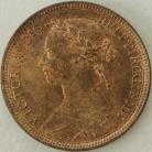HALFPENCE 1888  VICTORIA BU