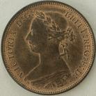 HALFPENCE 1888  VICTORIA  UNC LUS