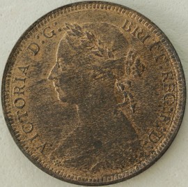 HALFPENCE 1888  VICTORIA  GEF