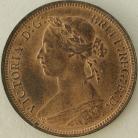 HALFPENCE 1889  VICTORIA  UNC LUS