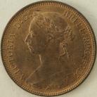 HALFPENCE 1891  VICTORIA  UNC LUS