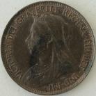 HALFPENCE 1895  VICTORIA GEF