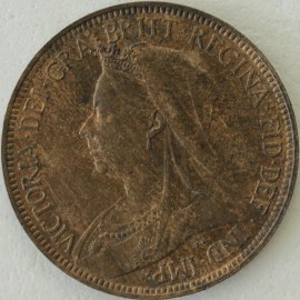 HALFPENCE 1898  VICTORIA  UNC T